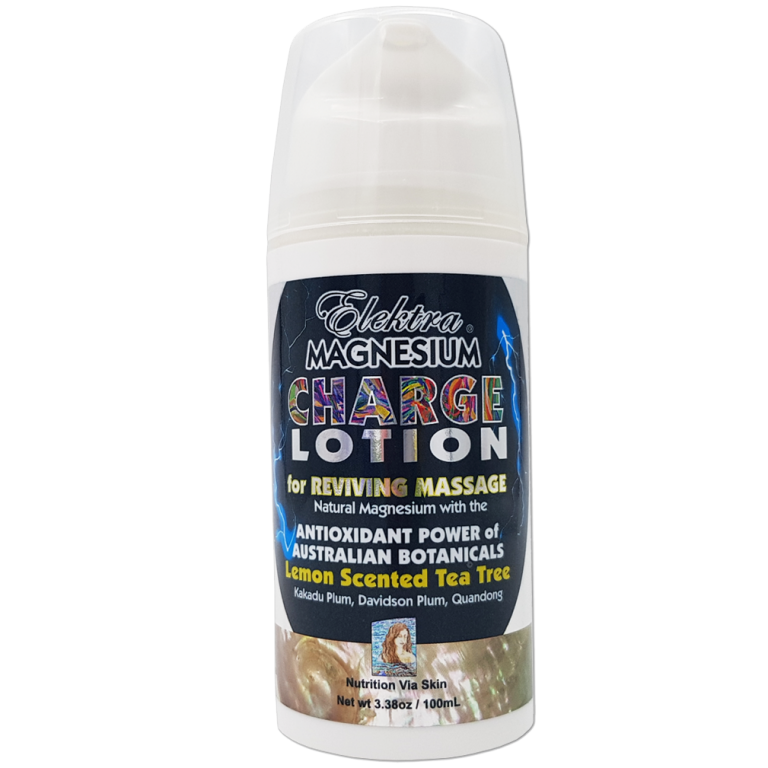Elektra Magnesium Charge Lotion 100ml Pump Magnesium Via Skin